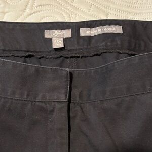 J. Jill Casual Black Cropped Trousers